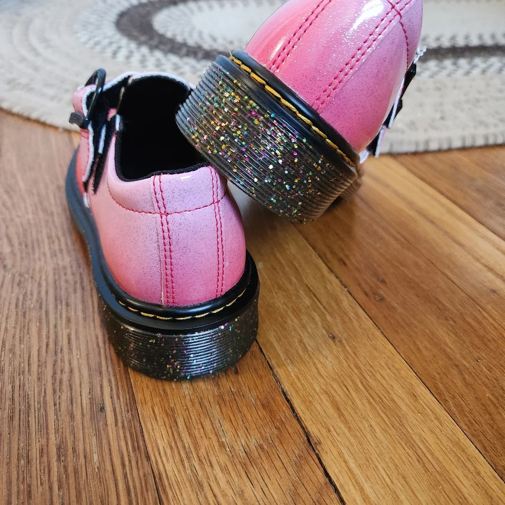 Dr. Martens 31600 Pink Mary Jane Shoes